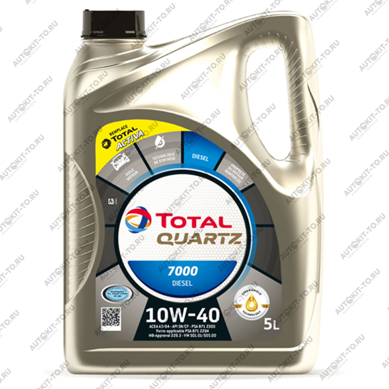 Масло моторное Total Quartz 7000 10W40 3B5L